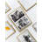 Set Of 3 Glass Photo Frame Collection Simple Metal Geometric Picture Frame With Glass Cover Includes 4"" X 4"", 4"" X 6"", 5"" X 7""