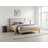 Evelyn Solid Wood Boucle Upholstered Headboard Bed Frame - Queen Size-519511880