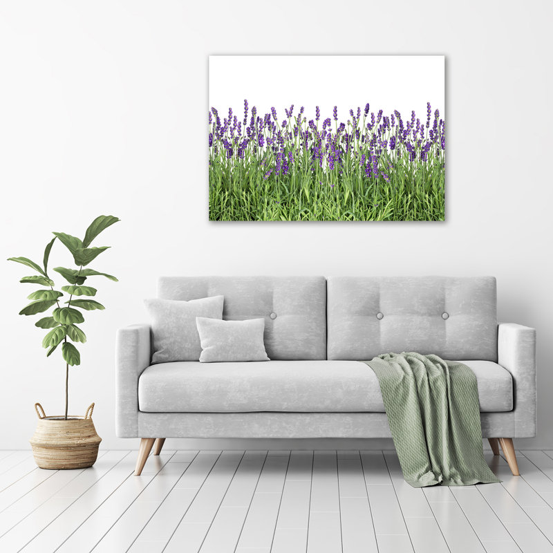 Lavender Flowers - Wrapped Canvas Print