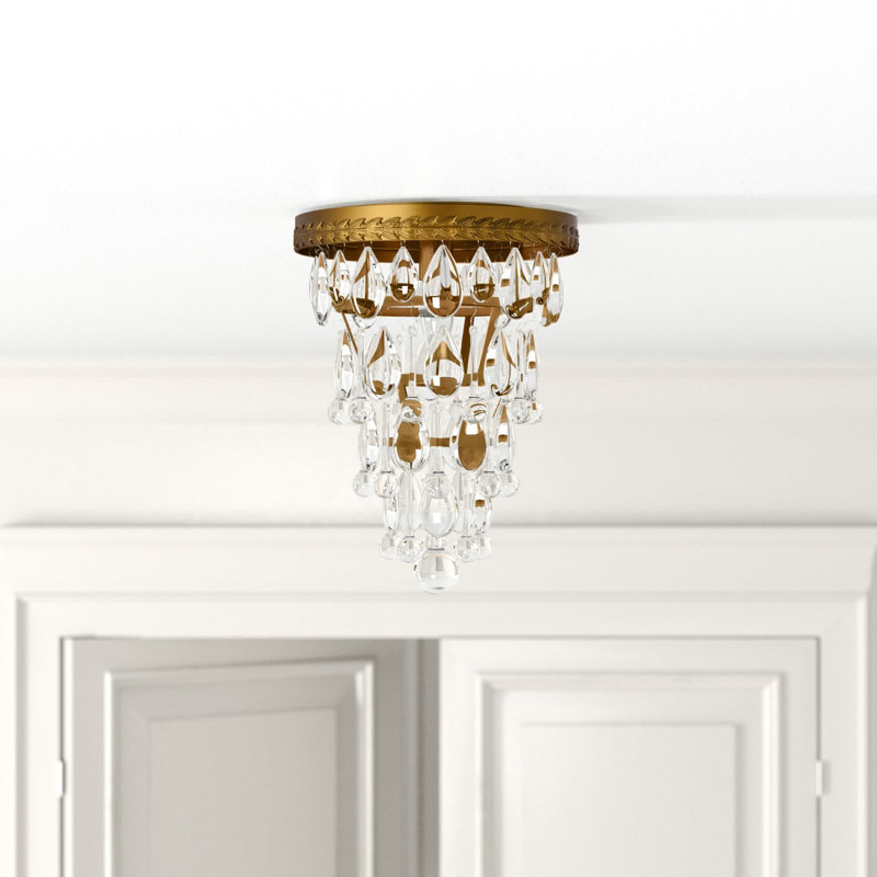 Plafonnier encastré 9 lumières Beno, Laiton