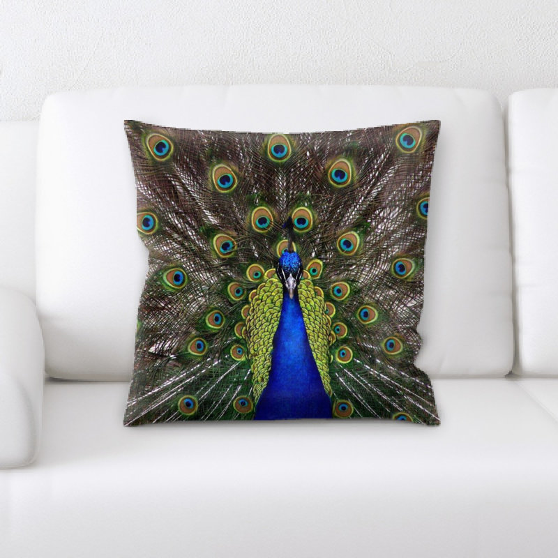 Coussin peacock