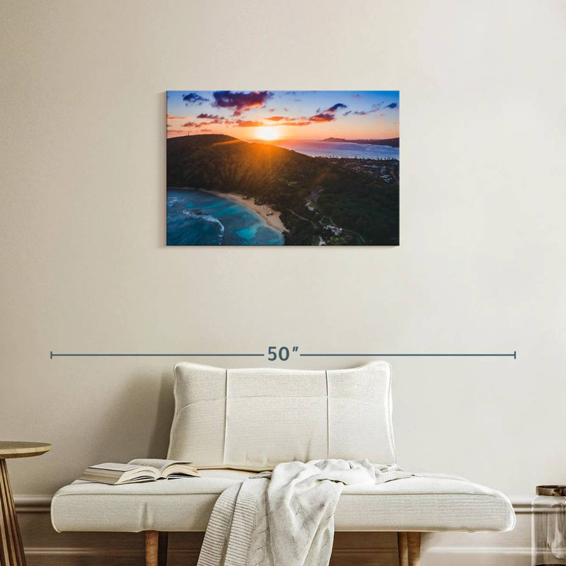 Coucher de soleil Gillard Hanauma Bay, H 20 po x l 30 po