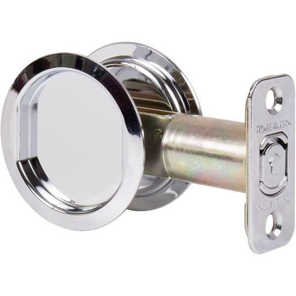 Stone Harbor Hardware Round Pocket Door Latch & Reviews | Wayfair