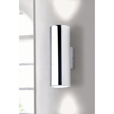 Kronn 2-Light Dimmable Flush Mounted Sconce