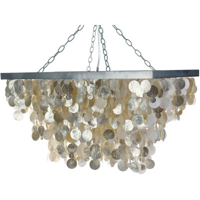 3 - Light Dimmable Geometric Chandelier