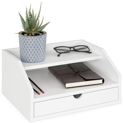 Mason 3 Tier Desk Organizer with Drawer