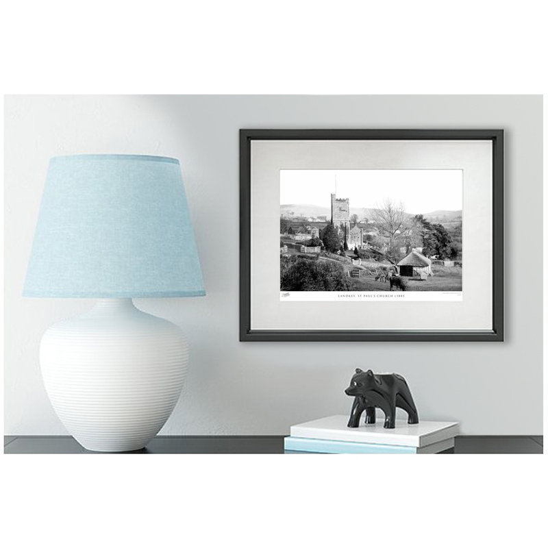 Landkey, St Paul's Church C1885 by Francis Frith - Single Picture Frame Print, 40cm H x 50cm W x 2.3cm D