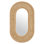 Sovana Oval Rattan Wall Mirror
