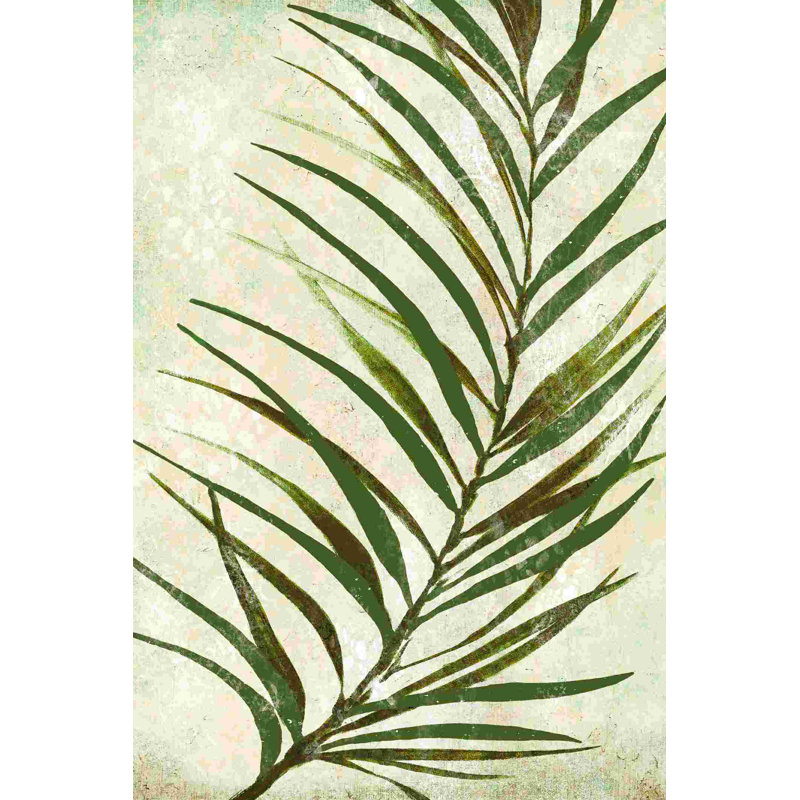 Feuille de palmier texturée 2, H 18 po x l 12 po