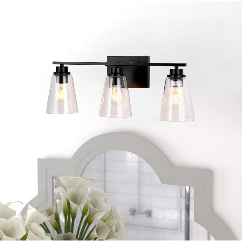 Applique murale pour salle de bain 3 lumières Rivy
