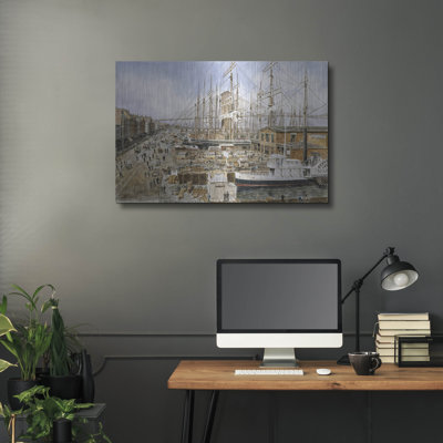 " Wall St. Ferry, Ny " by Stanton Manolakas