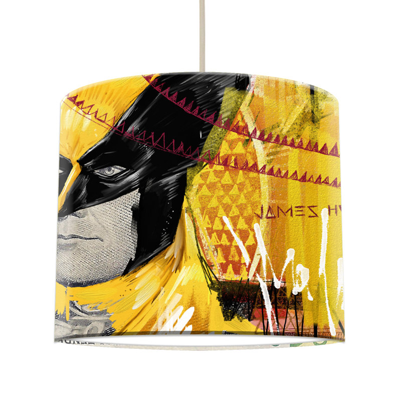 Handy 29cm H Paper Drum Pendant Shade ( Screw On )