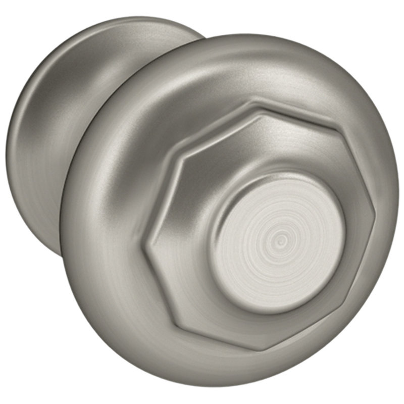 Poignée Artifacts de 1 po de diamètre, Nickel brossé éclatant