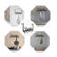Porte-serviettes robuste à 5 crochets au-dessus de la porte, adapté pour la chambre à coucher, la salle de bain et la cuisine-113056108