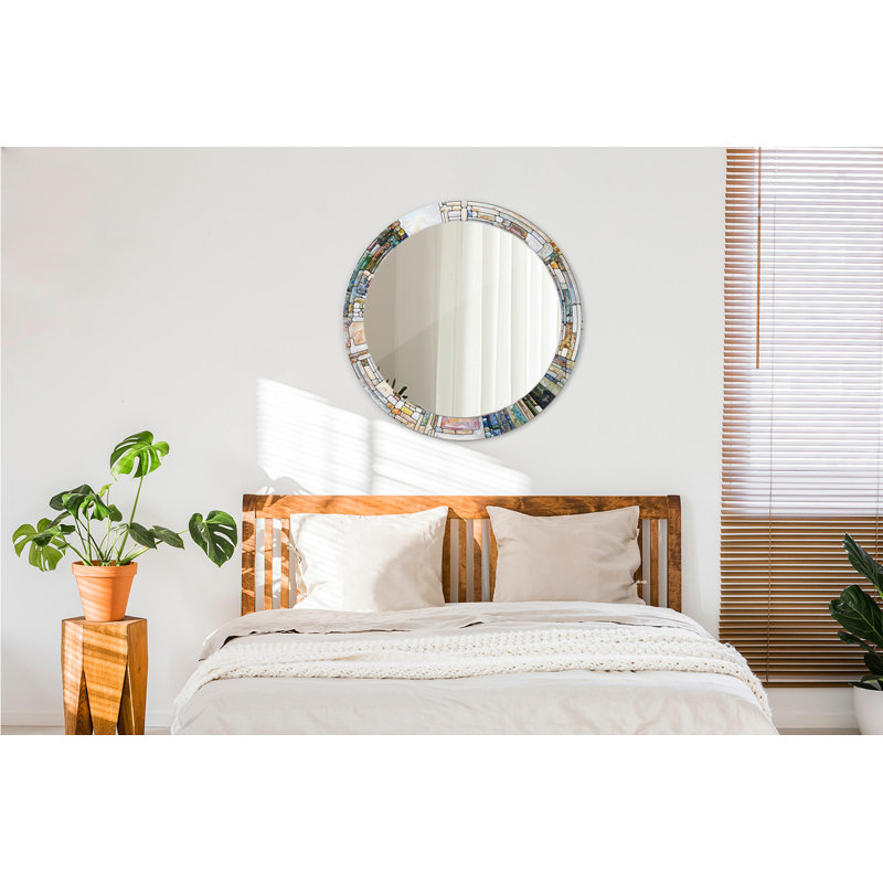 Huldar Glass Flat Wall Mirror