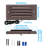 5w Low Voltage 5cct Louvered Led Step Lights, Horizontal Surface Mount Deck Light, Oil Rubbed Bronze