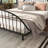 Anguilla Arched Metal Platform Bed-242347756-242347763