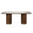 Ceramic Top & Walnut Finish Dining Table