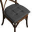 Premium Thick Comfortable Chair Cushion U-Shaped Memory Foam Seat Pads Tufted Topper Pillows Nonslip Rubber Back Seat 17 x 16 Inch Indoor Seat Cover for Office, Kitchen Chairs, 4 Pack Charcoal Grey Colour-88354993