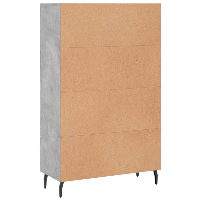 Manhold 69.5cm W 1 - Drawer Chest of Drawers, Concrete Grey