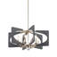 Lustre moderne Alscar de 28 po W à 6 lumières, fini gris bois flotté, par Kichler