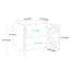 Armoire d'appoint 2 portes Attison