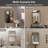  Recessed Bathroom Medicine Cabinet With Mirror And Adjustable Tempered Glass Shelves In Black-1439974731-1439974733