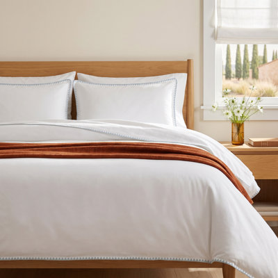 Poppy 100% Cotton Percale Duvet Cover