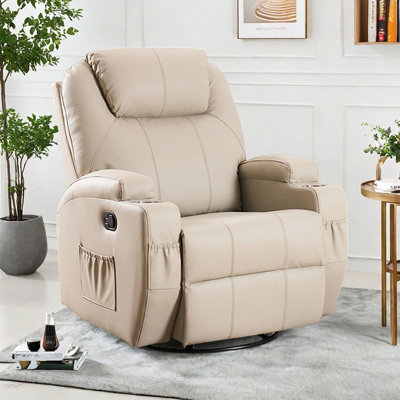 Modern Functional Recliner with Storage Design
