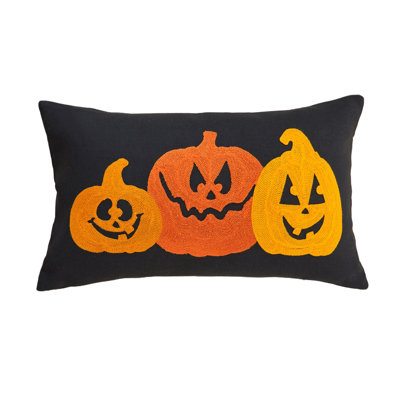 Carved Pumpkin Pillow