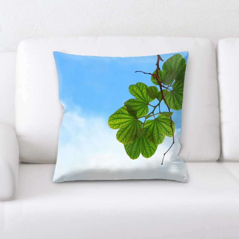 Housse et insert de coussin carré Leaves