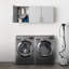 Watse 54" Wall Garage Cabinet, Storage Cabinet, Bathroom Cabinet, Kitchen Pantry Cabinet with 2 Adjustable Shelves, 12" D x 54" W x 24" H, Grey-2081403561