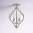 Oswald 3-Light 11" Flush Mount in Nickel-1602500632
