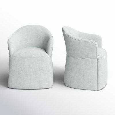 Janina Linen Dining Armchair