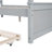 Wood Canopy Bed With Trundle Bed-430650335