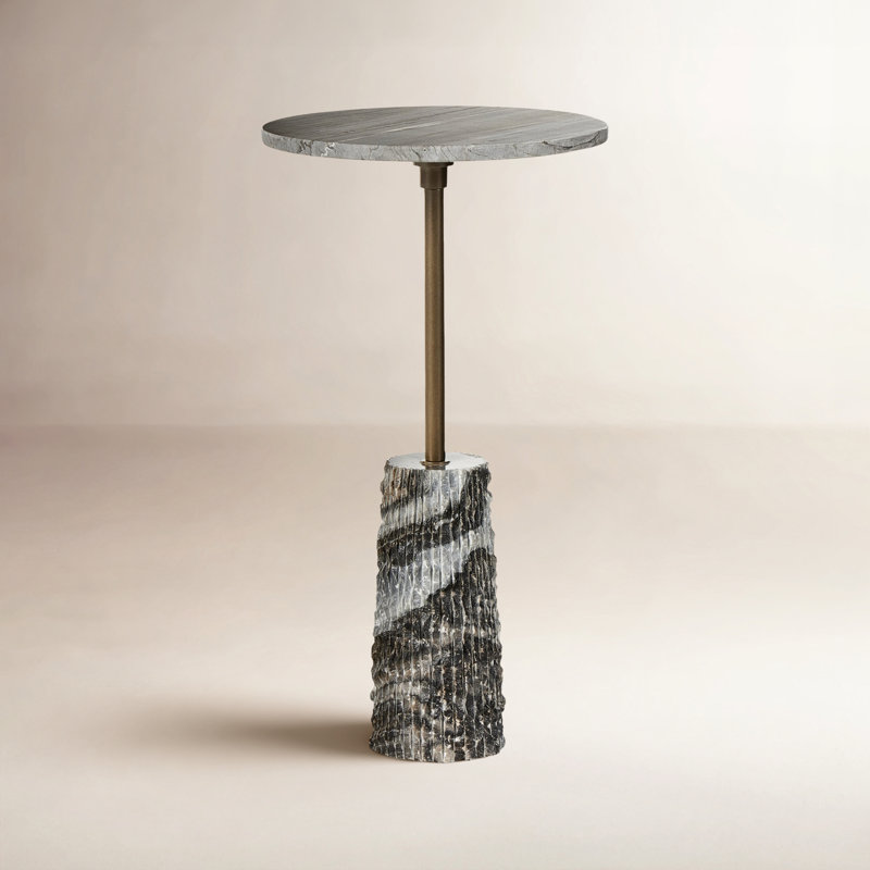 Marble Top End Table