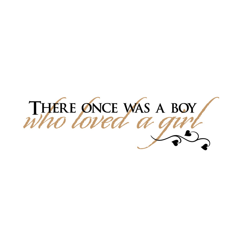 Text & Numbers Non-Wall Damaging Wall Decal, Black/Caramel