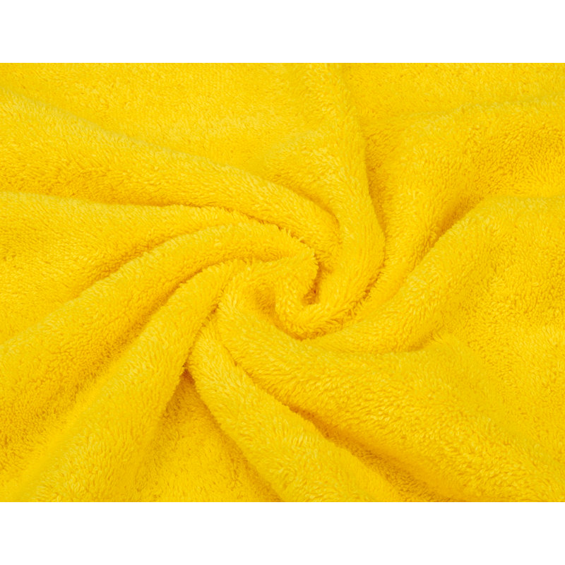 Ensemble de serviettes de bain turque 100% coton 3 pièces, collection super douce et absorbante Darcelle, Jaune citron