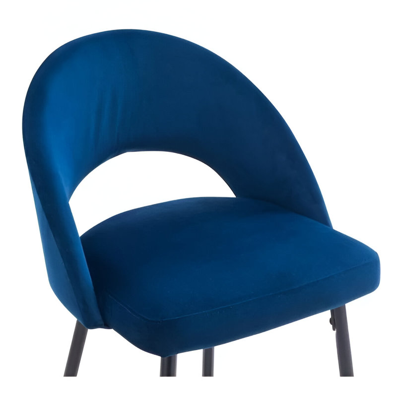 Tabouret de comptoir Akira, Bleu