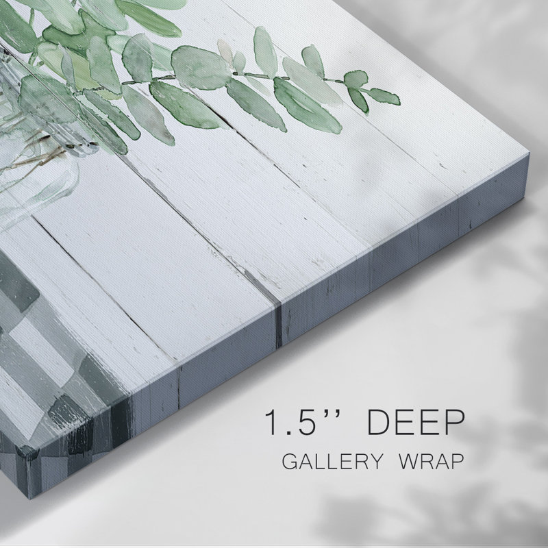 Toile tendue Eucalyptus Home Sweet Home-Gallery, H 12 po x l 18 po