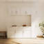Armoire de rangement murale polyvalente et empilable pour des espaces de vie organisés et élégants