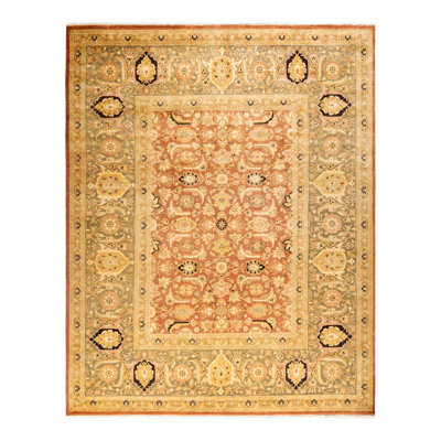 Oakhur One-of-a-Kind 8' 3" X 10' 5" 2000s Wool Area Rug in Brown
