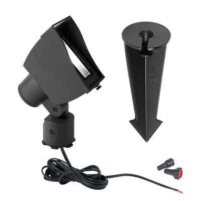 Projecteur extérieur à DEL en métal massif à basse tension