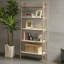 31"W x 16"D x 73"H Parker 5-Shelf Ladder Bookcase-865069634