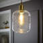 Hibbitts 22.5cm H Glass Oval Pendant Shade ( Slip-On ) in Clear