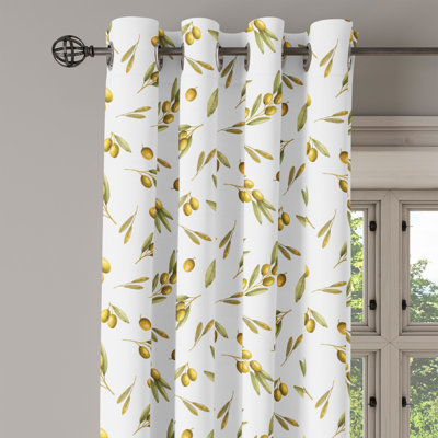 Sateen Blackout Curtains / Drapes Single Panel