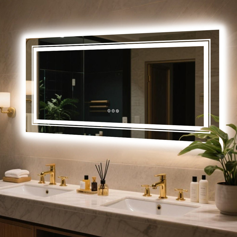 Flat Wall Mirror, 27.5" x 55"