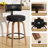Chic Swivel Leather Upholstered Bar Stool For Ultimate Comfort And Style-1123261749