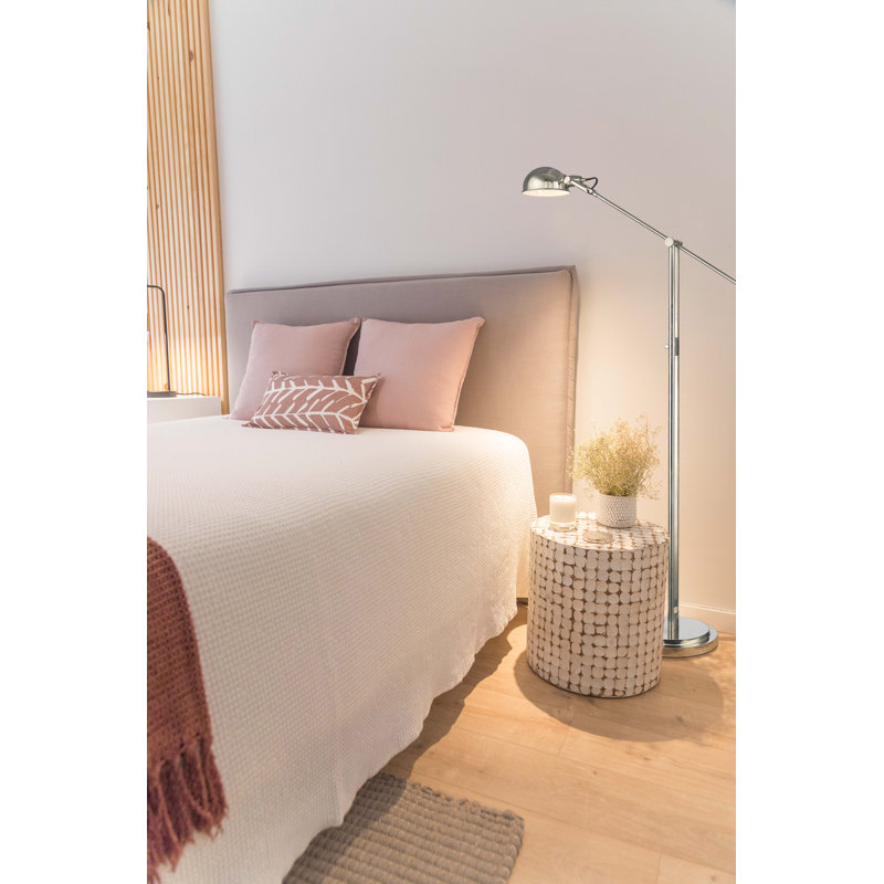 Lampe de travail / lecture sur pied 82,5 po Premkumar, Nickel poli