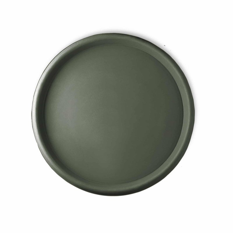 Circular Universal Round Planter Saucer, Olive, 2" H x 18" W x 18" D